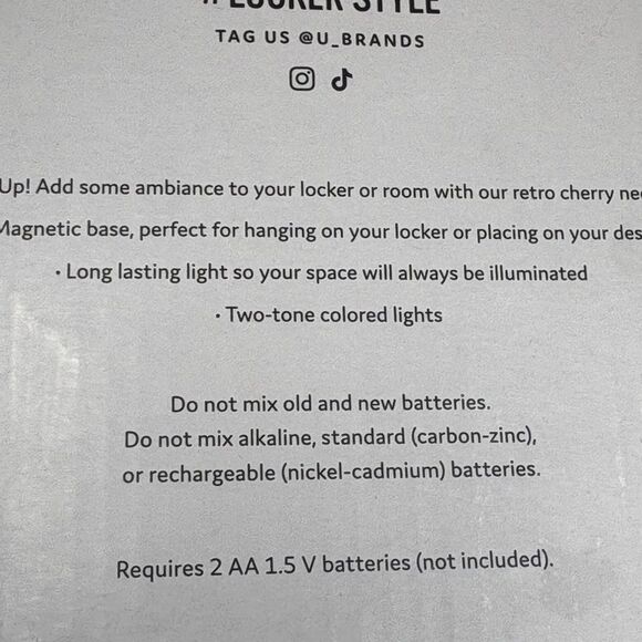 Magnetic Neon Cherry Light - Picture 3 of 5